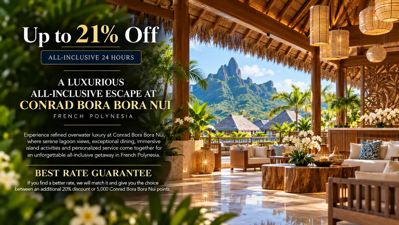 Conrad Bora Bora Nui (French Polynesia)